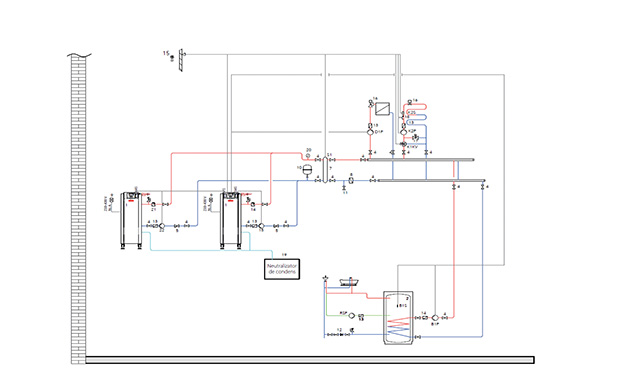 Systemschema der TRIGON XL 250