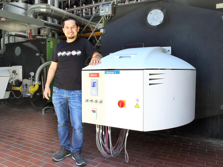 Processing heating for bottling plant